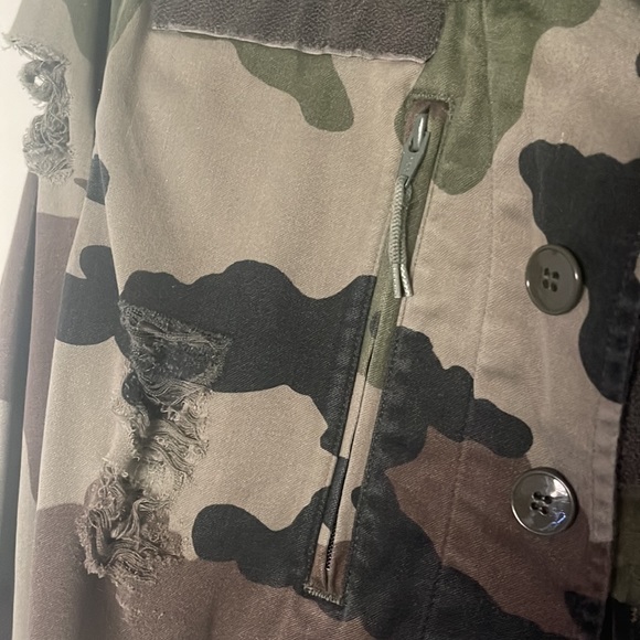 Camo distressed jacket - Picture 11 of 11